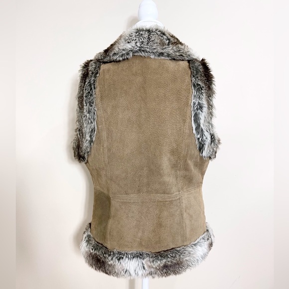 NWOT Live A Little Brown Leather Vest - Picture 2 of 15